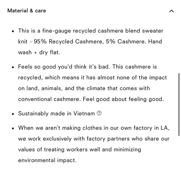 Clara Cashmere Crew Cardigan - Size S - Picture 9 of 14